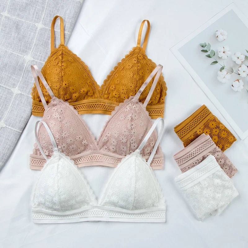 Conjunto de Lingerie de Renda: Sinta-se Sensual!