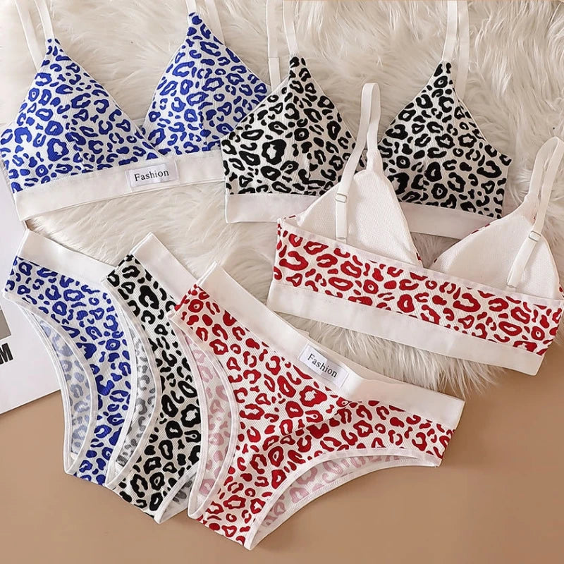 Conjunto de Lingerie Feminina LEOPARD